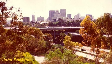 San Diego, Skyline, Interstates 5 and 8 intersect